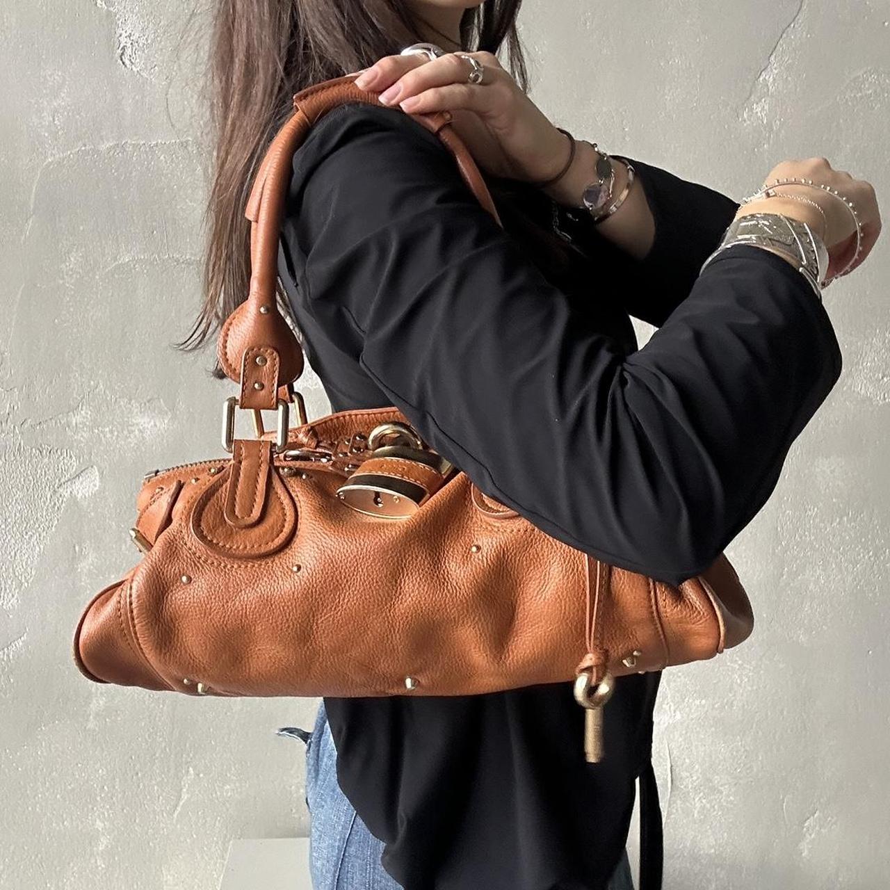 Iconic Chloé Paddington Bag in Tan leather