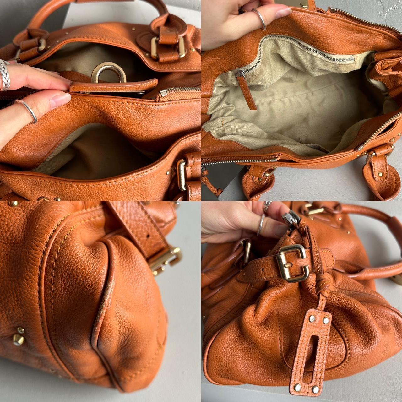 Iconic Chloé Paddington Bag in Tan leather